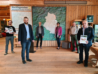 Präsentation des LEADER Projekts "Hochlagenobst" im Naturparkzentrum Ötscher-Basis